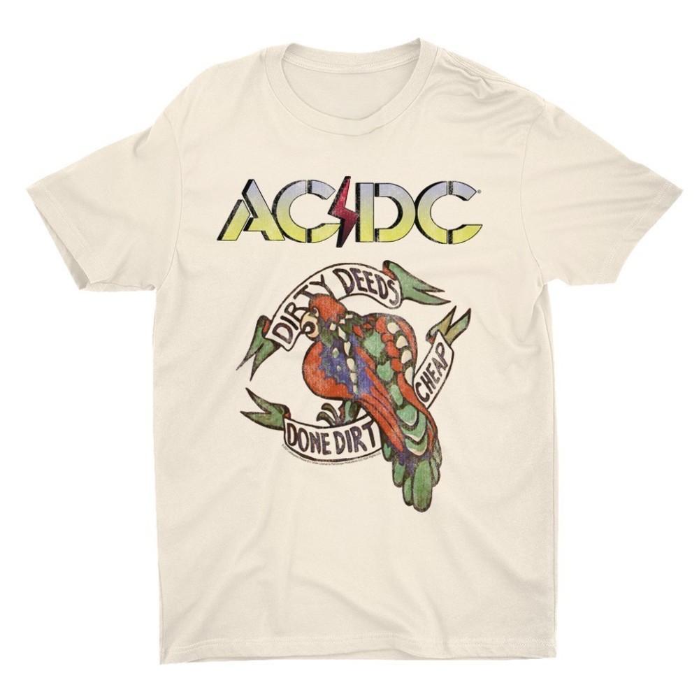 Dirty Deeds Done Dirt Cheap Tattoo Design Shirt